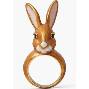 KATE SPADE Desert Muse Bunny Rabbit Cocktail Ring